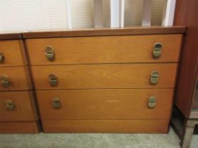 A Stag chest of three drawers