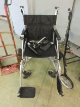 A modern folding wheelchair
