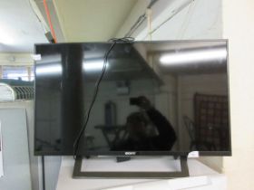 A Sony flat screen TV together with a Toshiba flat screen TV (No remotes)