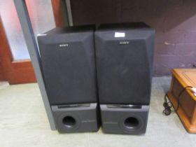 A pair of Sony SS-LB455 speakers