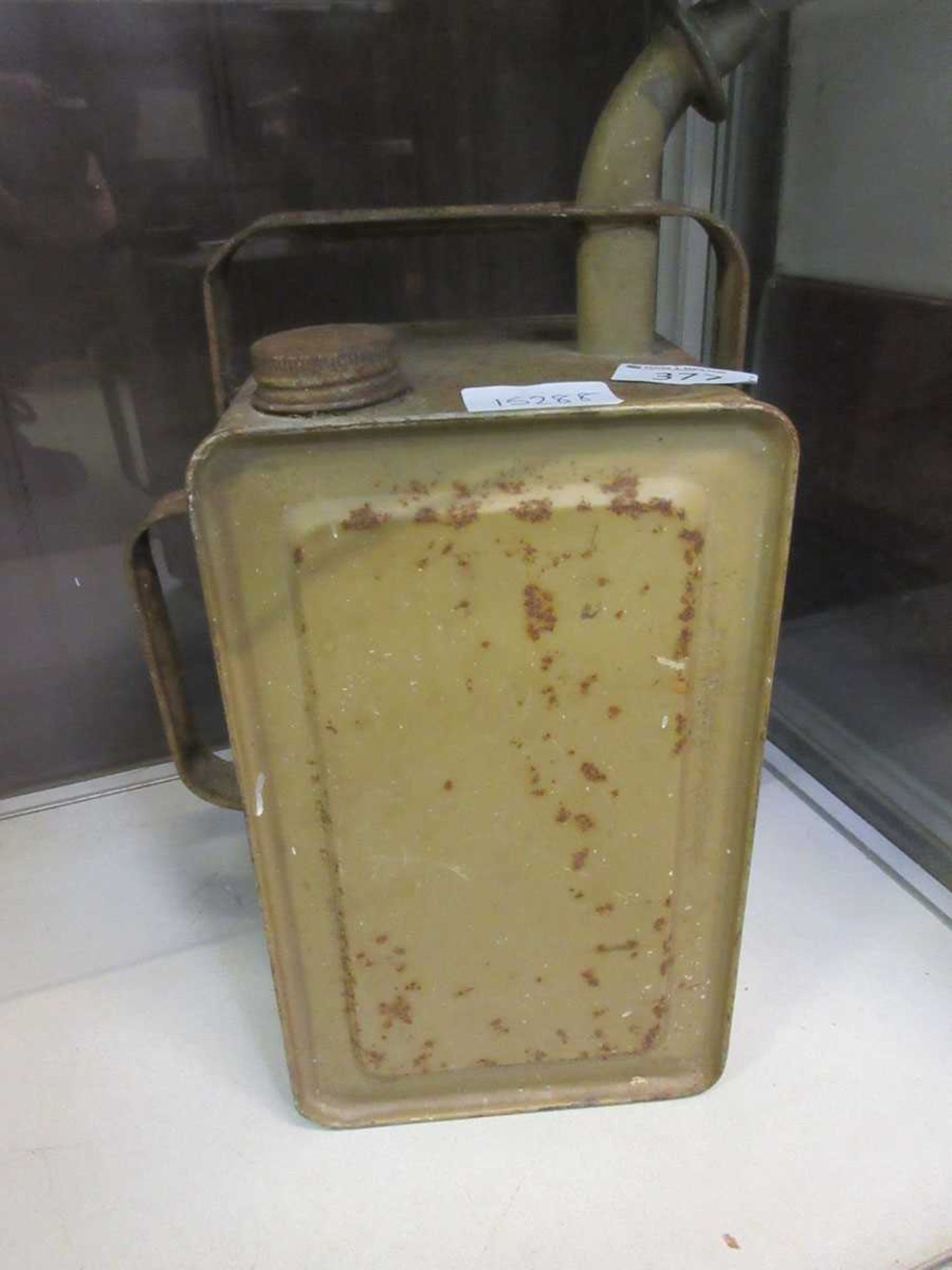 An early 20th century Esso Blue paraffin can