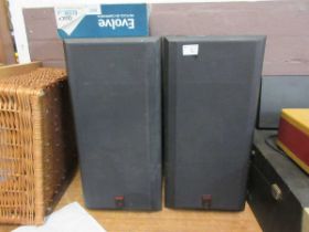 A pair of B & W DM610 speakers