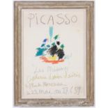 PABLO PICASSO, Les Menines, original lithographic poster, 1959, printed by Atelier Mourlot, Paris,