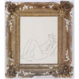 HENRI MATISSE, Reclining Woman, signed in the plate, engraving after the original etching 1933, Arts