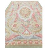 AUBUSSON SAVONNERIE DESIGN CARPET, 272cm x 180cm.