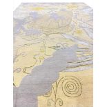 THE RUG COMPANY CARPET, 346cm x 236cm, Vivienne Westwood design, silk and wool.