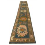 PERSIAN SULTANABAD RUNNER, 440cm x 78cm.