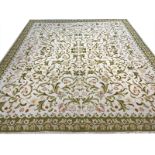 PORTUGUESE NEEDLEPOINT CARPET, 335cm x 303cm.