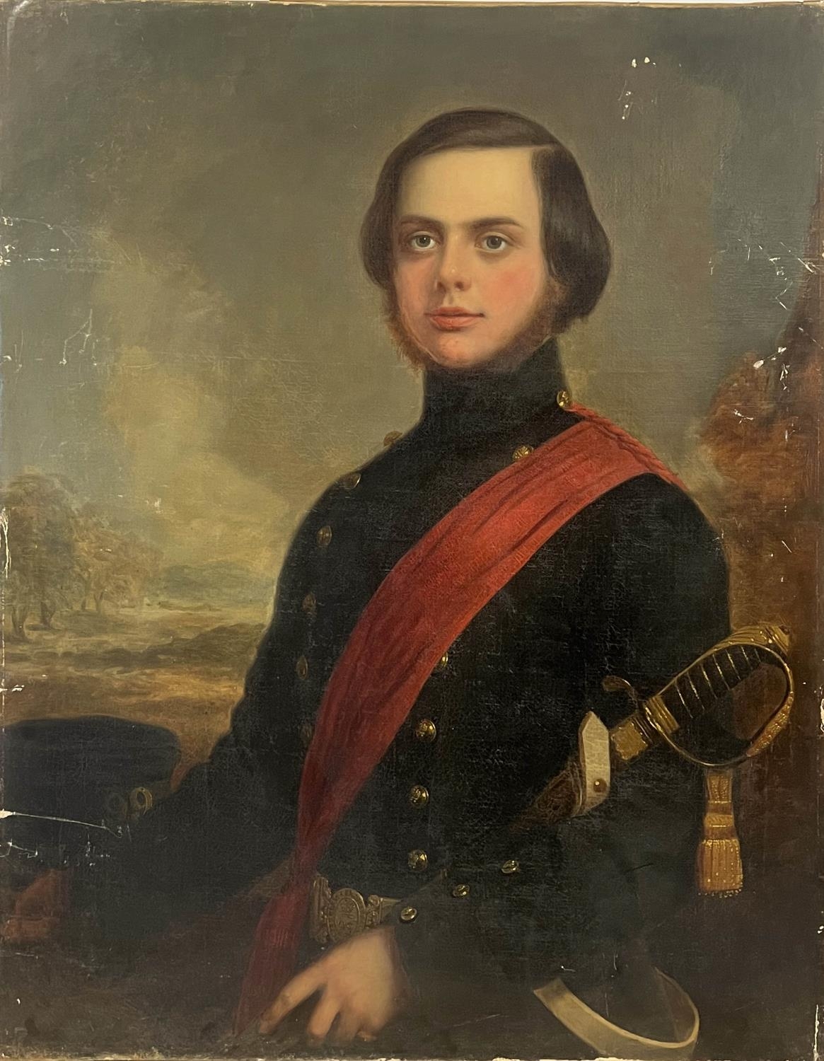 PORTRAIT OF WILLIAM JOHN KEMPSON (1835-1877), a Major in the 99th Regiment of foot, oil on canvas, - Image 7 of 7