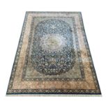 QUM SILK RUG, 200cm x 140cm.