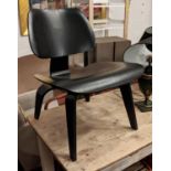 VITRA PLYWOOD GROUP CHAIR BY CHARLES AND RAY EAMES, 56cm W x 67cm H.
