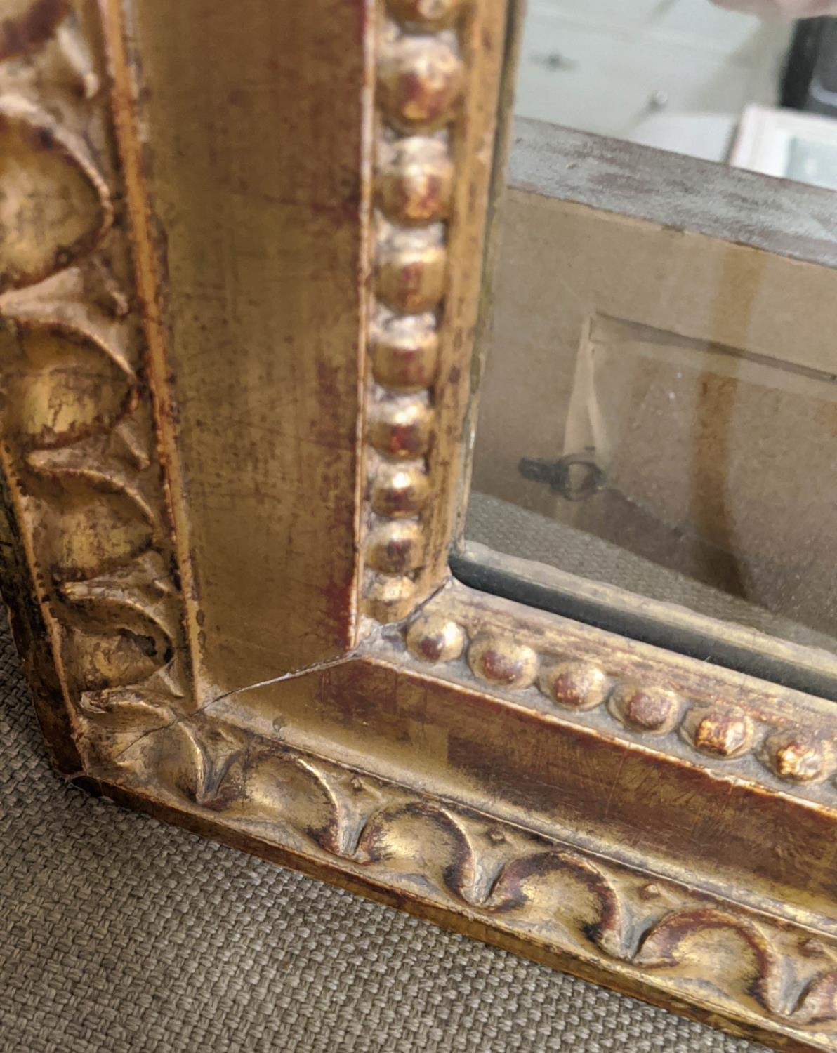 OVERMANTEL MIRROR, 190cm H x 104cm W x 19th century style giltwood. - Image 3 of 3