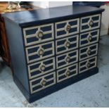 JOHN RICHARD FINE FURNITURE CHEST OF DRAWERS, 117cm x 56cm x 98cm.