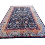 PERSIAN ISPHAHAN DESIGN CARPET, 343cm x 232cm.