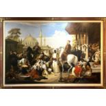 AFTER SIR WILLIAM ALLAN (Scottish 1782-1850), 'Market Scene, Constantinople', oil on canvas, 197cm x
