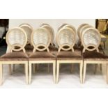 COLLINET SIEGES OLYMPE CHAIRS, a set of twelve, by Pascal Waroquier, 49cm W. (12)