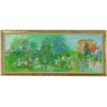 RAOUL DUFY, Ascot, signed in the plate lithograph, edition: 1000, 1969 printed by Mourlot, verdigirs