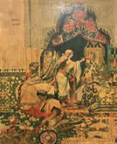 AFTER JOSEP TAPIROY BARO (1830-1913) 'Preparations for the Wedding of the Sultans daughter in