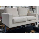 BESPOKE SOFA LONDON SOFA, 163cm x 95cm x 90cm, neutral upholstered.