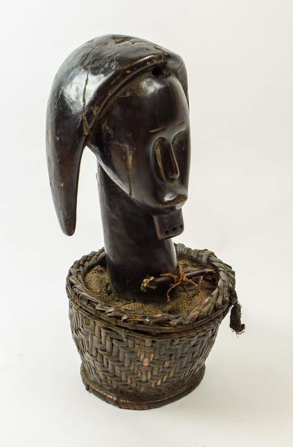 FANG BYERI HEAD BASKET, Gabon. 43cm H. - Image 4 of 6