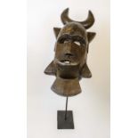 CEREMONIAL SENUFO MASK, Ivory Coast, 110cm H.