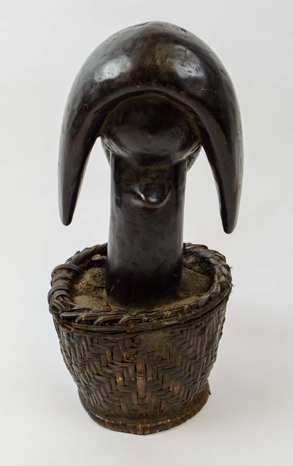 FANG BYERI HEAD BASKET, Gabon. 43cm H. - Image 3 of 6