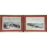 AFTER DAVID ROBERTS (Scottish 1796-1864), a set of six lithographs, largest 52cm x 69cm. (6)