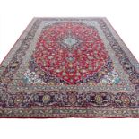 PERSIAN KASHAN CARPET, 435cm x 300cm.