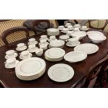 ROYAL WORCESTER, part dinner service, gold chantilly pattern, including nine dinner plates, eight