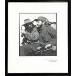 ALBERTO KORDA (Cuban photographer 1928-2001) 'Fidel and Clenfuegos entering Cuba 1959, gelatin