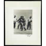 ALBERTO KORDA (Cuban photographer 1928-2001) 'Fidel Castro playing golf', gelatin silver print,