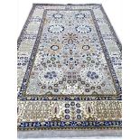 AGRA SHAH-ABBAS DESIGN RUG, 250cm x 150cm.