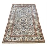 KASHAN RUG, 215cm x 135cm.