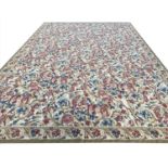 FINE AUBUSSON CARPET, 377cm x 268cm.