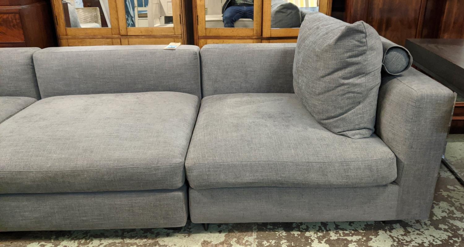 CAMERICH CLOUDS SOFA, grey fabric upholstered, 300cm W approx. - Image 2 of 6