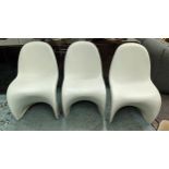 VITRA PANTON CHAIRS, a set of four, by Verner Panton, 86cm H. (4)