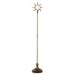 PAOLO MOSCHINO SUNBURST STANDING LAMPS, a pair, 148cm H. (2)