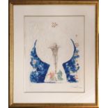 SALVADOR DALI (1904-1989) 'L'Hostie, from Apocalypse Selon Saint Jean', colour etching, aquatint and