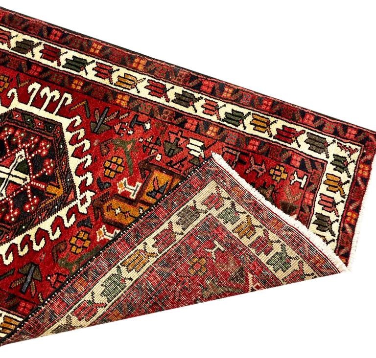 PERSIAN KARAJA LONG RUNNER, 407cm x 75cm. - Image 2 of 4