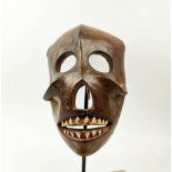 BULU SKULL MASK, Cameroon, 43cm L.