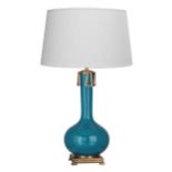 PAOLO MOSCHINO ADESSA TABLE LAMPS, a pair, with shades but different shade carriers, 81cm H. (2)