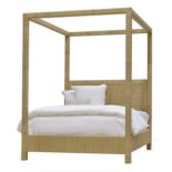 PAOLO MOSCHINO WOODSIDE CANOPY BED, 210cm W.