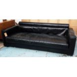 FENDI CASA SOFA, faux crocodile upholstered finish, 234cm x 61cm x 100cm.