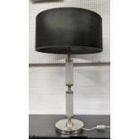 MAZZEGA BAROVIER & TOSSO TABLE LAMP, 80cm H, vintage 1960s Italian, with shade.