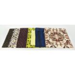 BANKE KUKU TEXTILES CUSHION COVERS, a set of nine, and ten others unsigned similar, 58cm x 58cm at