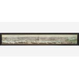 JOHN FREDERICK SMYTH, 'Panorama of London and River Thames from Millbank to Greenwich', engraving,