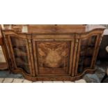 CREDENZA, 182cm L x 100cm H x 42cm D Victorian walnut, inlaid and gilt metal mounted, circa 1860,