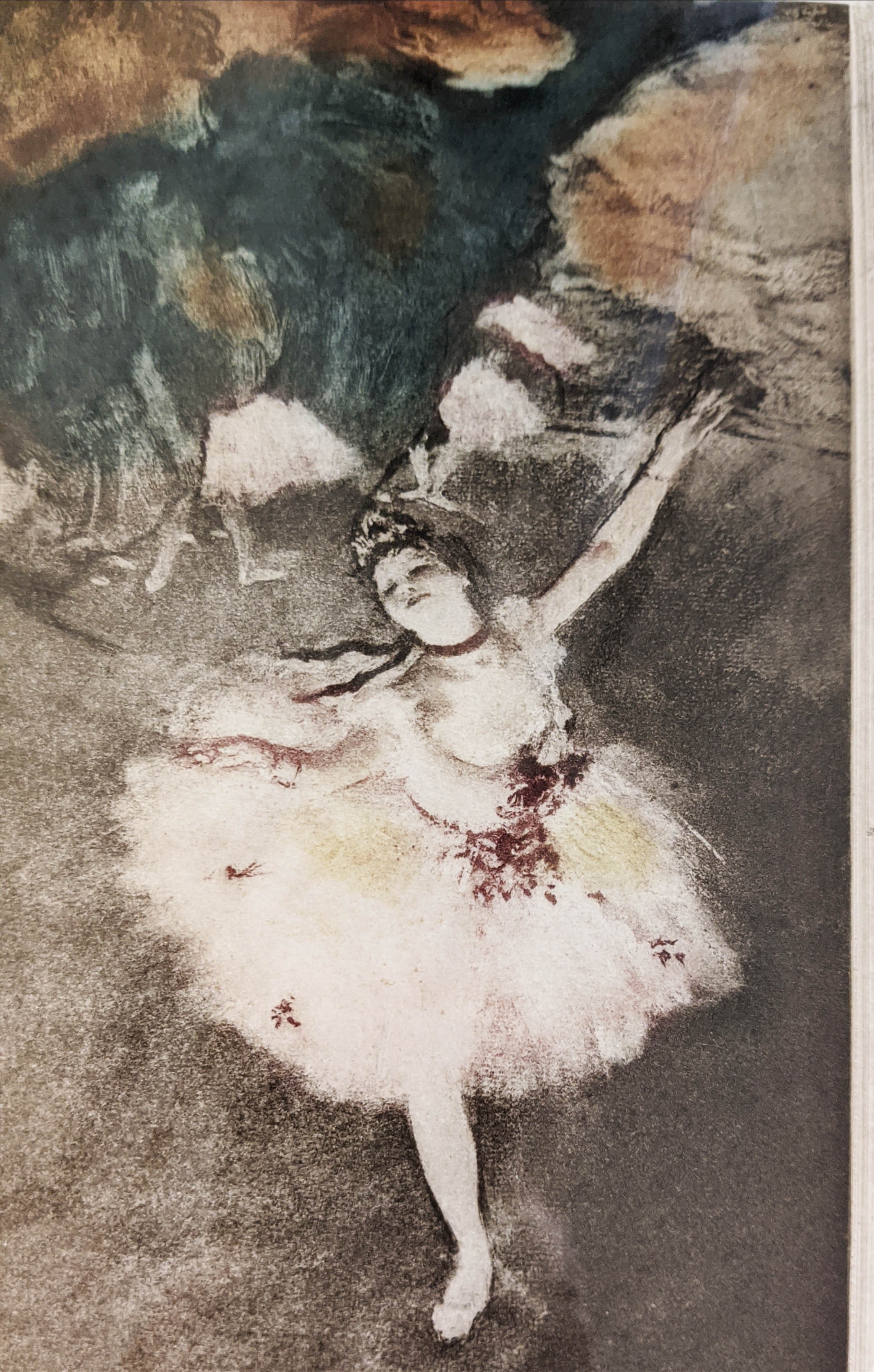 EDGAR DEGAS (French, 1834-1917), Aquatint etching on paper 'Ballerina', signed in pencil to - Image 2 of 6