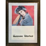 ANDY WARHOL (1928-1987) Willie Shoomaker, offset lithograph in colours, signed framed (published Los
