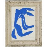 HENRI MATISSE, Nu Bleu 11, signed in the plate, original lithograph from the 1954 edition, after
